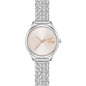 LACOSTE 2001501 SILVER STEEL BAND PINK DIAL FOR WOMEN