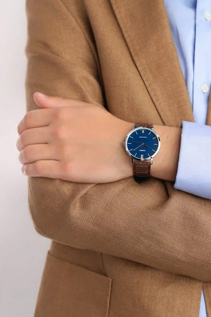 Casio, MTP-VT01L-2BUDF, Men's Watch - Brown Leather