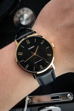 Casio, MTP-VT01GL-1B2UDF, Men's Watch - Black