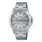 Casio Standard Analog Stainless Steel Silver Dial Quartz MTP-V004D-7C Men's Watch
