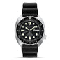SEIKO SRPE93K1 BLACK RUBBER BAND BLACK DIAL FOR MEN