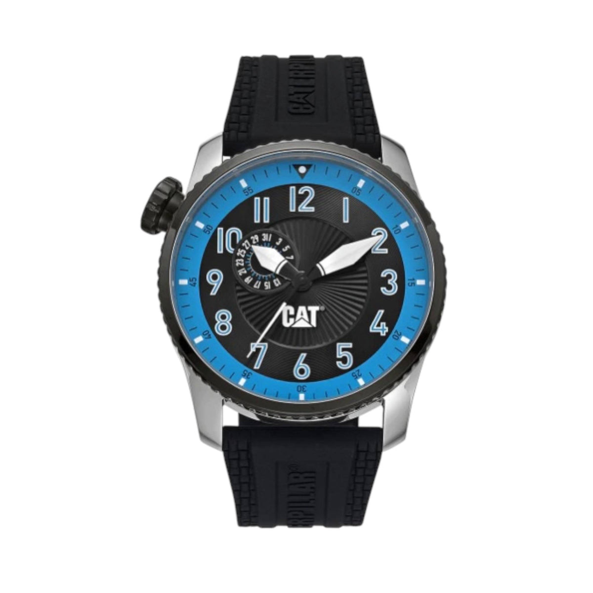 CAT AQ.141.21.116 Black Rubber Band Black Dial For Men