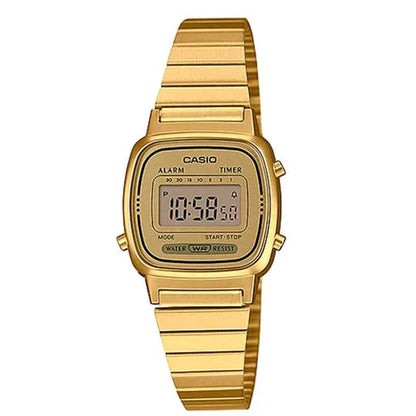 Casio Vintage Full Golden St.Steel Digital LA670WGA-9D