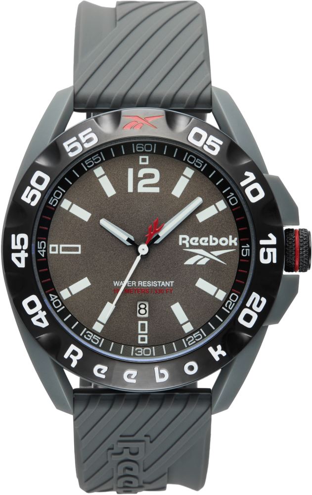Reebok RV-EMB-G3-PAIA-AW Grey Rubber Band Grey Dial For Men