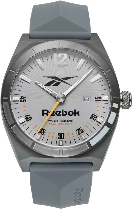 Reebok RV-LGA-G3-PAIA-A1 Grey Rubber Band Grey Dial For Men