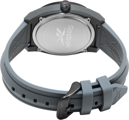 Reebok RV-LGA-G3-PAIA-A1 Grey Rubber Band Grey Dial For Men