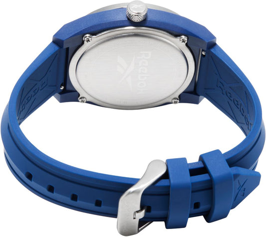 Reebok RV-LGA-G3-PNIN-A1 Blue Rubber Band Black Dial For Men