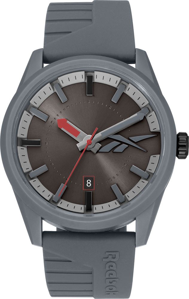 Reebok RV-ROV-G3-PAIA-AR Grey Rubber Band Grey Dial For Men