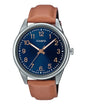 Casio MTP-V005L-2B4 Leather Strap Men's Watch