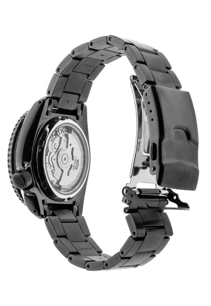 SEIKO SRPD65K1 BLACK STEEL BAND BLACK DIAL FOR MEN