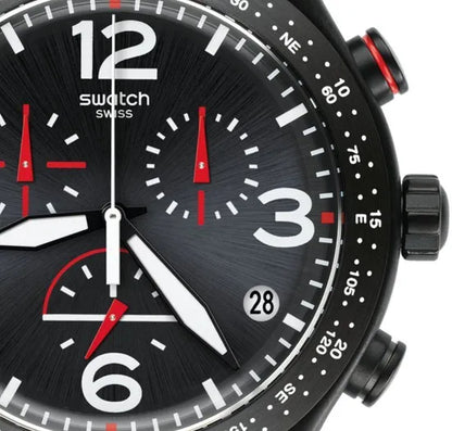 Swatch Men Watch BLACK IS BACK YVB403