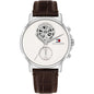TOMMY HILFIGER 1710746 BROWN LEATHER BAND WHITE DIAL FOR MEN