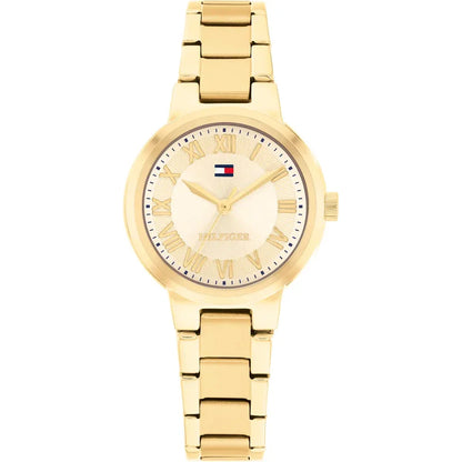 TOMMY HILFIGER 1782905 GOLDEN STEEL BAND GOLDEN DIAL FOR WOMEN