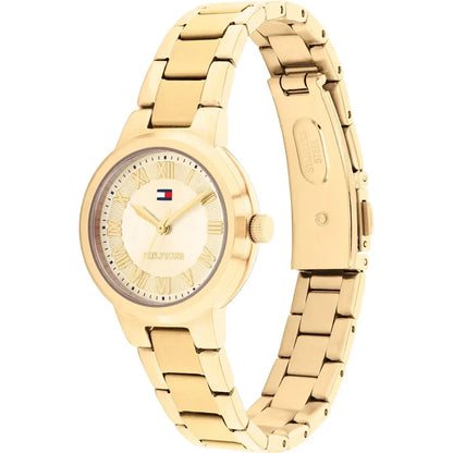 TOMMY HILFIGER 1782905 GOLDEN STEEL BAND GOLDEN DIAL FOR WOMEN
