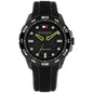 TOMMY HILFIGER 1792266 BLACK RUBBER BAND BLACK DIAL FOR MEN